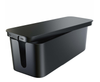 MOZOS Organizer na kable i listwy Czarny KBO-BK - 1095138 - zdjęcie 1